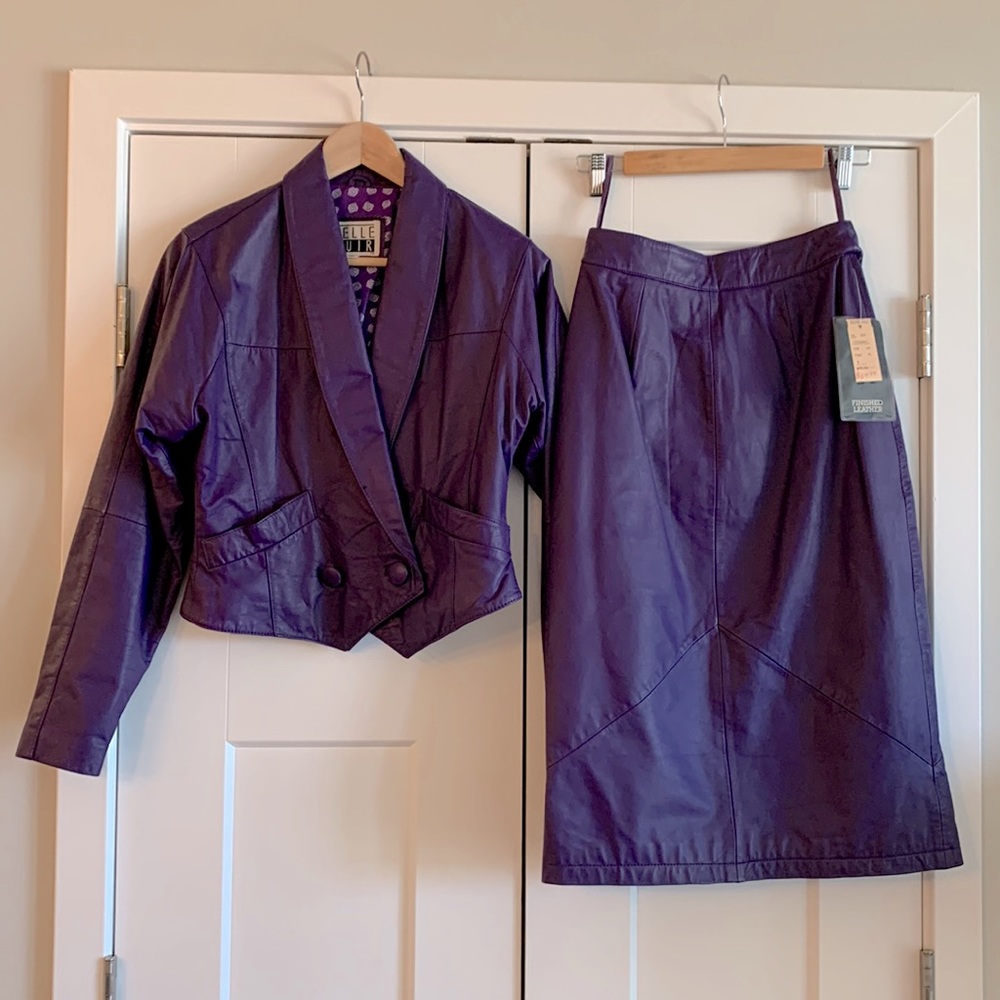Vintage Genuine Leather Set